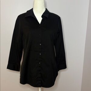 NYDJ 3/4 no iron blouse with corset insert